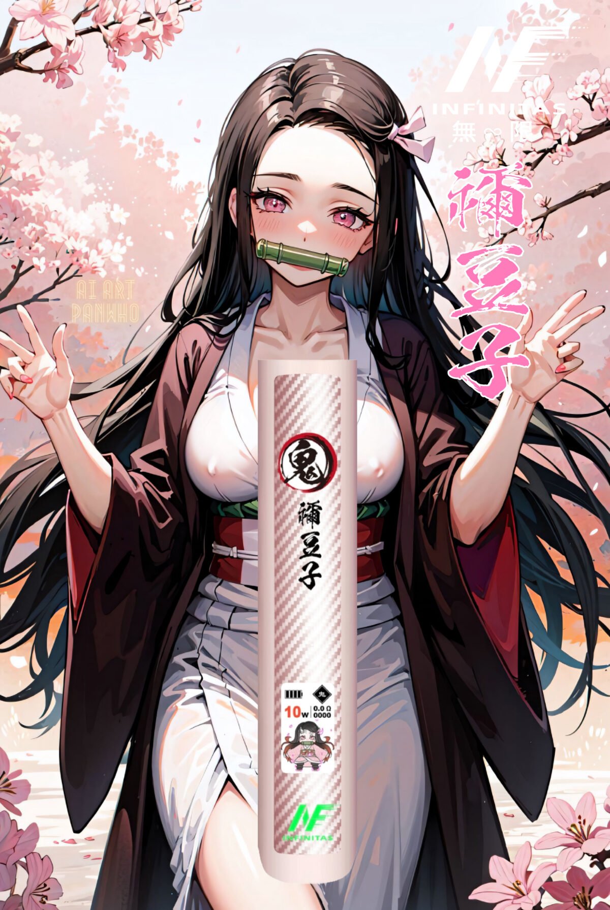 INF 無限六代煙桿 粉色禰豆子